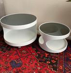 Space age tafels - Nebu - Set van 2 - Jaren 60 70 Retro, Minder dan 55 cm, Gebruikt, Rond, Mooi