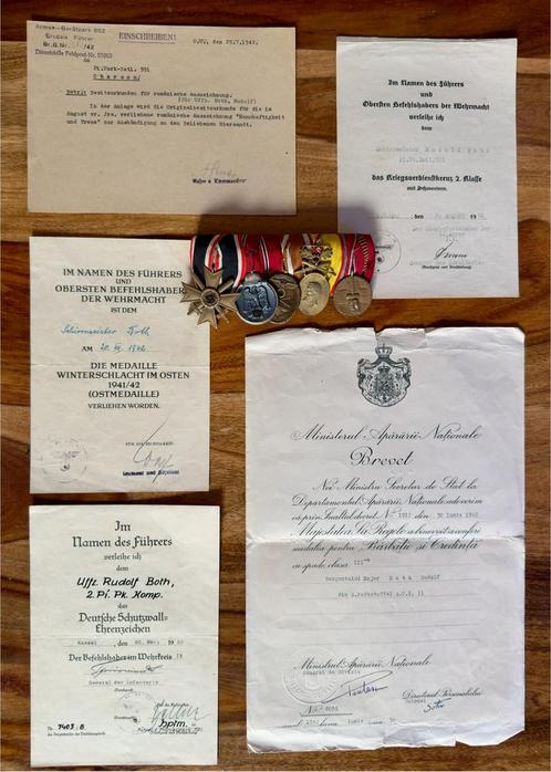 Volledig Konvoluut inclusief Ordensspange, Verzamelen, Militaria | Tweede Wereldoorlog, Landmacht, Embleem of Badge, Duitsland