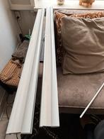 2x Plissé Gordijn Dubbel Wit (120x210), Huis en Inrichting, Ophalen, Gebruikt, 100 tot 150 cm, 200 cm of meer