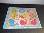 Puzzel waterdieren, Ophalen, Minder dan 10 stukjes, Zo goed als nieuw, 6 maanden tot 2 jaar