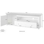 TV Meubel groen/hout zgan Mag per direct weg!, Ophalen, 150 tot 200 cm, Zo goed als nieuw, Minder dan 100 cm