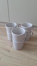 Mokken (6-delig) beige, Huis en Inrichting, Keuken | Servies, Ophalen, Keramiek, Zo goed als nieuw, Effen