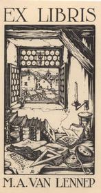 0219 Ex Libris Nederland : Anton Pieck, z.j., Antiek en Kunst, Kunst | Etsen en Gravures, Verzenden