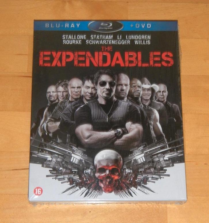 blu ray + dvd - The Expandables, Cd's en Dvd's, Blu-ray, Zo goed als nieuw, Actie, Ophalen