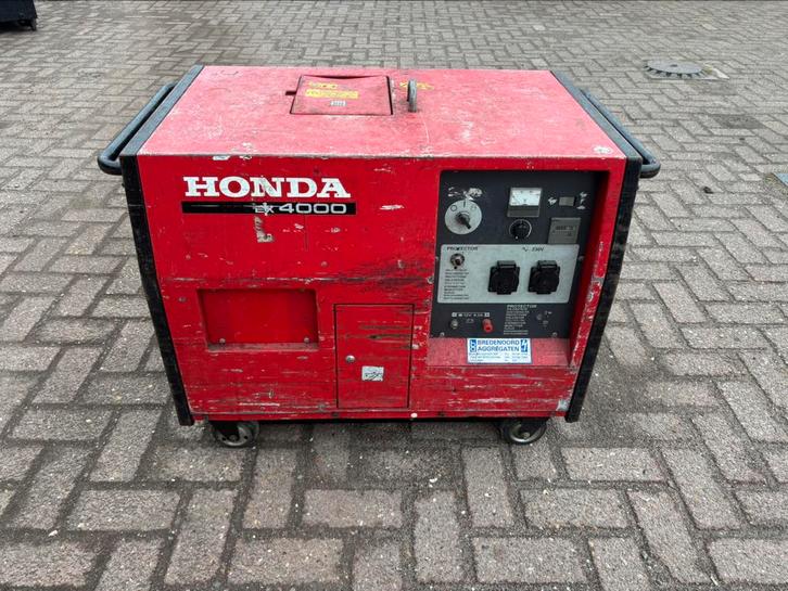 4,5 KVA Honda aggregaat 230 Volt benzine generator met AVR, Doe-het-zelf en Verbouw, Aggregaten, Gebruikt, Benzine, Minder dan 5 kVA