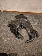 ZGAN Kniehoge Laarzen - Maat 37, Ophalen of Verzenden, Zo goed als nieuw, Zwart, Hoge laarzen