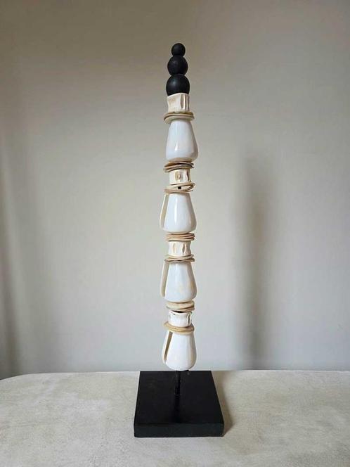 Schelpentoren wit Putih 2 uit Bali, Huis en Inrichting, Woonaccessoires | Kransen, Nieuw, Ophalen of Verzenden