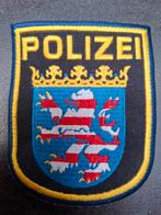 Mouwembleem geborduurd polizei Hessen., Ophalen of Verzenden, Zo goed als nieuw