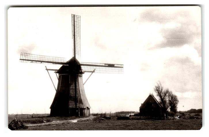Birdaard, Poldermolen "De Olifant", Verzamelen, Ansichtkaarten | Nederland, Ongelopen, Friesland, 1960 tot 1980, Verzenden