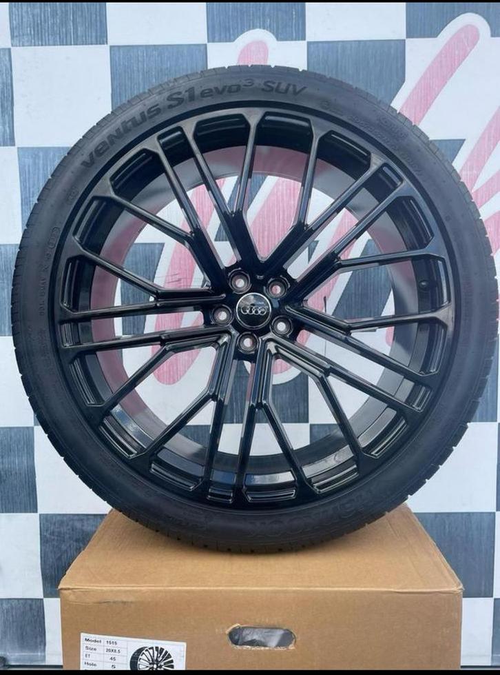 23 inch Audi E-tron Q8 velgen 5x112 hankook banden zomer, Auto-onderdelen, Banden en Velgen, Banden en Velgen, Zomerbanden, Overige maten