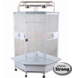 Papegaaienkooi hoekkooi, Dieren en Toebehoren, Ophalen, Metaal, Vogelkooi