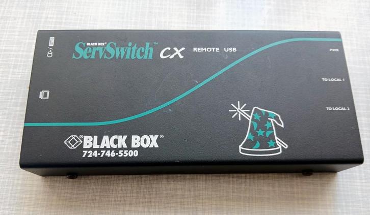 Black Box ServSwitch CX Remote USB KVM Switch, Computers en Software, Netwerk switches, Ophalen of Verzenden