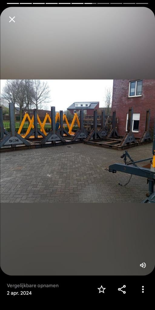 Infra Kabel haspel bokken gelagerde assen, Ophalen of Verzenden