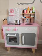 Duur Janod Macaron houten speelgoed keuken met veel acces., Ophalen of Verzenden, Zo goed als nieuw