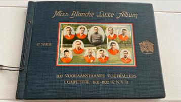* Voetbalplaatjes Miss Blanche 4e serie 1931-1932 erg goed beschikbaar voor biedingen