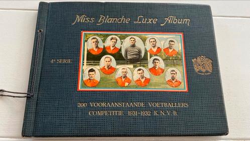* Voetbalplaatjes Miss Blanche 4e serie 1931-1932 erg goed, Sport en Fitness, Voetbal, Zo goed als nieuw, Maat XL, Ophalen of Verzenden