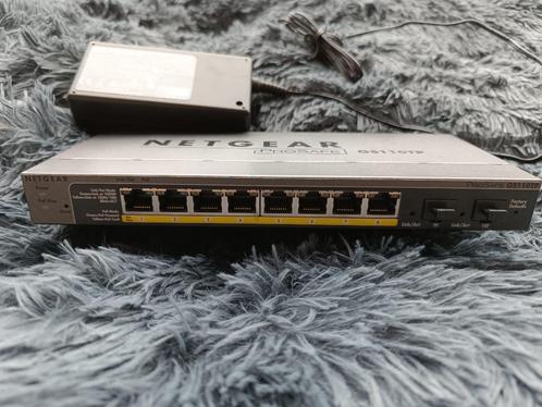 Netgear GS110TP | 8-poorts PoE Gigabit Switch, Computers en Software, Netwerk switches, Gebruikt, Ophalen