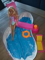 Barbie Mattel zwembad, inclusief Beach Barbie, Ophalen of Verzenden, Zo goed als nieuw, Barbie