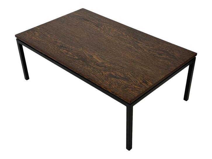 Vintage salontafel wenge pastoe stijl jaren 60, Huis en Inrichting, Stoelen, Gebruikt, Twee, Hout, Metaal, Bruin, Ophalen of Verzenden