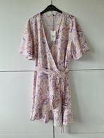 Sissy-boy linnen wikkeljurk Ellis Bigflower met paisleyprint, Wit, Maat 42/44 (L), Nieuw, Sissy-Boy
