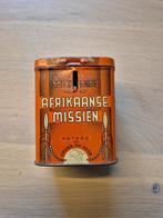 Oud collecteblikje voor de Afrikaanse missiën, Ophalen of Verzenden, Gebruikt, Overige
