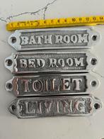 Deurbordjes naambordjes tekstbordjes, Huis en Inrichting, Ophalen of Verzenden, Zo goed als nieuw