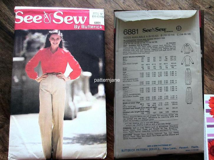 3 Nieuwe Patronen voor de vrouw Butterick  en Image wear, Hobby en Vrije tijd, Kledingpatronen, Nieuw, Overige typen, Vrouw, Overige merken