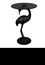 Dutchbone Crane bijzet tafel ZWART !, Ophalen of Verzenden, Zo goed als nieuw, 75 cm of meer, 60 cm of meer