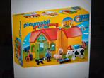 Playmobil 1.2.3 Boerderij 6962.Meeneemhuis, Ophalen of Verzenden, Zo goed als nieuw, Los playmobil