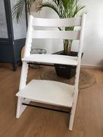 Stokke tripp trapp meegroeistoel / kinderstoel wit, Ophalen of Verzenden, Zo goed als nieuw, Meegroeistoel, Aanschuifbaar