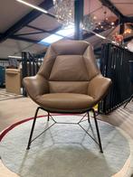 Nieuw Jori Prelude Lounge Fauteuil Celia Mokka leer Stoel, Jori, Nieuw, Leer, Ophalen of Verzenden
