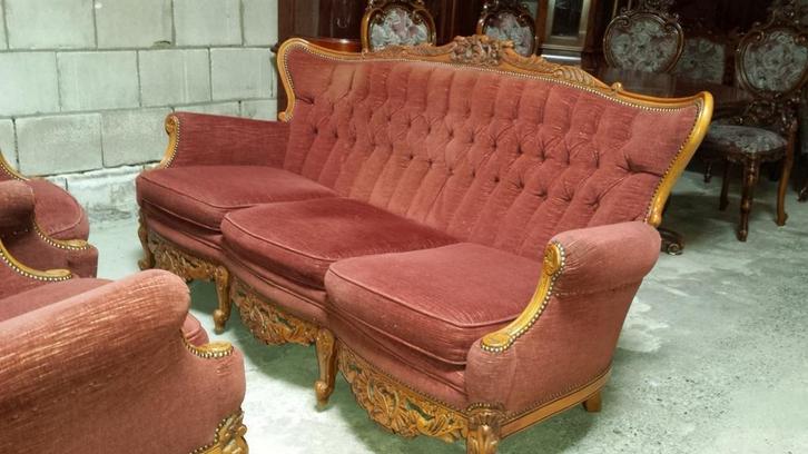 Lodewijk barok chesterfield bankstel, Antiek en Kunst, Antiek | Meubels | Stoelen en Banken, Ophalen