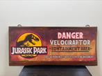 Jurassic Park - Wooden poster - New - handmade, Nieuw, Ophalen of Verzenden