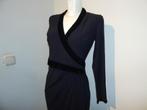 High Use stretch jurk travel stof zwart v hals Als Nieuw M, Maat 38/40 (M), Verzenden, Zwart, High use
