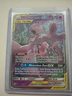 Mewtwo & Mew GX - Tag Team - Zeldzame Pokémonkaart, Ophalen of Verzenden, Gebruikt, Losse kaart, Foil
