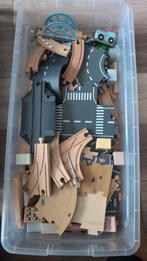 Little Dutch treinbaan + autoweg onderdelen, Ophalen of Verzenden, Gebruikt, Gelijkstroom, Transformator of Voeding