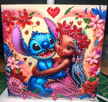 Lilo en Stitch kerstkaart 3 beschikbaar voor biedingen