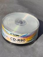 TDK CD-R80 - 25 stuks - Nieuw in verpakking, Op spindel, Cd, Ophalen of Verzenden, Nieuw