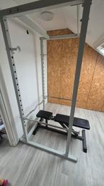 Gorilla Sports Power Cage grijs, Sport en Fitness, Ophalen, Benen, Krachtstation, Zo goed als nieuw