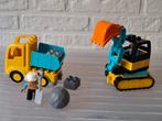 Duplo 10931. Kraanwagen en kiepwagen, Ophalen of Verzenden, Zo goed als nieuw, Duplo