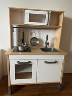 IKEA duktig speelgoed houten keukentje met toebehoren, Ophalen of Verzenden, Gebruikt, Hout, Speelkeuken