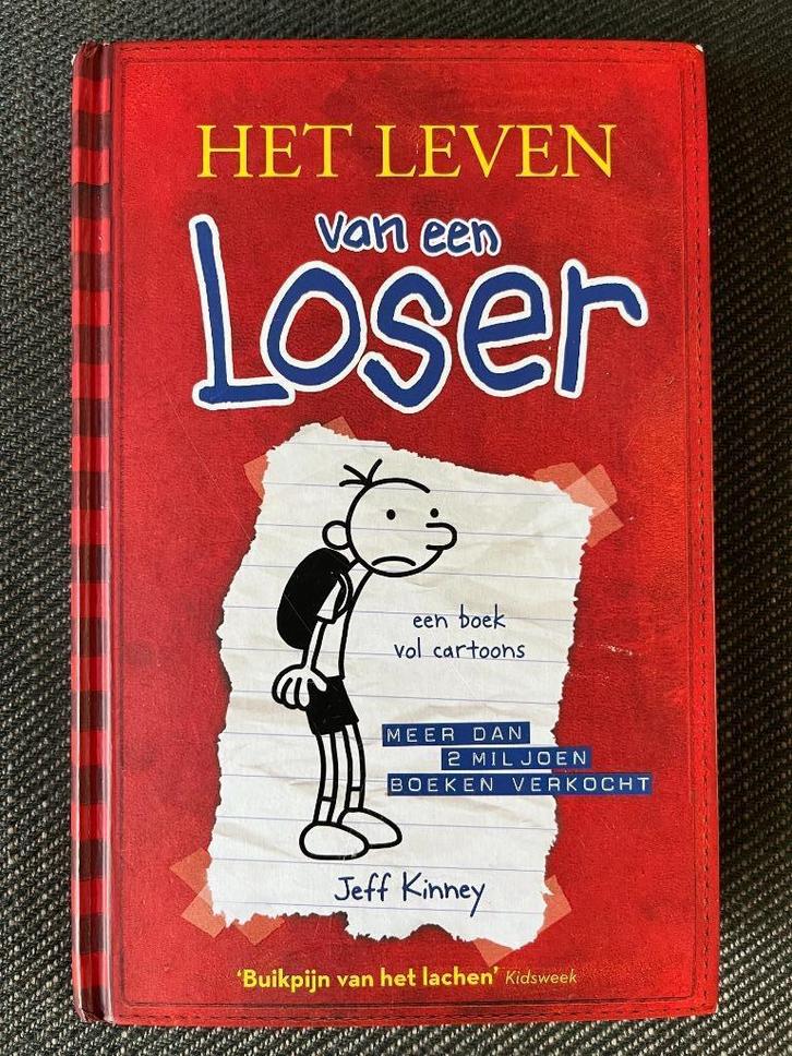 Jeff Kinney - Het leven van een loser. Deel 1. (Hardcover), Boeken, Kinderboeken | Jeugd | 10 tot 12 jaar, Zo goed als nieuw, Ophalen of Verzenden