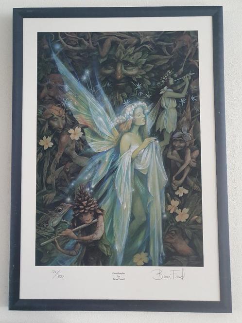Brian Froud Art print gesigneerd en genummerd en ingelijst, Antiek en Kunst, Kunst | Schilderijen | Modern, Ophalen of Verzenden