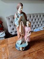 Oud gipsen H.Beeld - Jozef met kindje Jezus, Ophalen