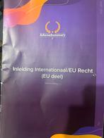 Samenvatting Internationaal/EU Recht, Ophalen of Verzenden, Alpha, Gelezen, WO