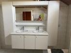 Badkamermeubel wit roze bies Detremmerie Beveren-Leie, Huis en Inrichting, Badkamer | Badkamermeubels, Ophalen, 100 tot 150 cm