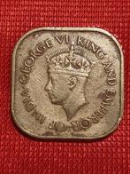 5 cent 1945 Ceylon, Postzegels en Munten, Munten | Azië, Ophalen of Verzenden, Zuid-Azië, Losse munt