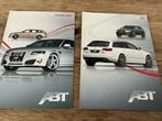 Audi Abt A4 & RS6 Brochures - Set van 2, Boeken, Ophalen of Verzenden, Zo goed als nieuw, Audi
