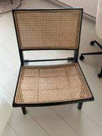 Stoel hout met rotan, Huis en Inrichting, Stoelen, Gebruikt, Bruin, Ophalen of Verzenden, Eén