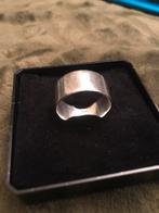 Men's Hammered Sterling Silver Ring 925, Sieraden, Tassen en Uiterlijk, Ringen, Ophalen of Verzenden